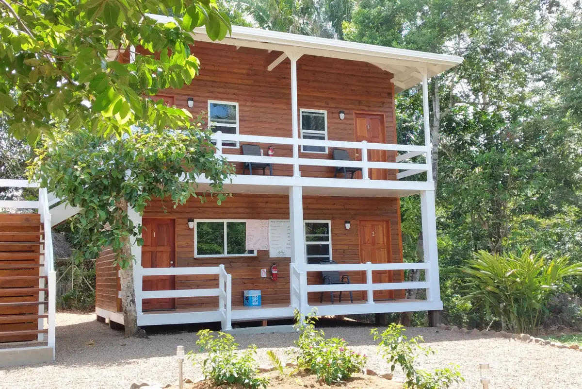 Four-bed group room at Agua Clara Eco Park